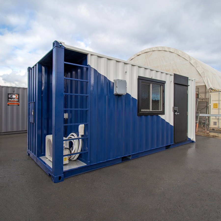 20′ Marine Cable/ Wire Works Enclosure - Port Shipping Containers