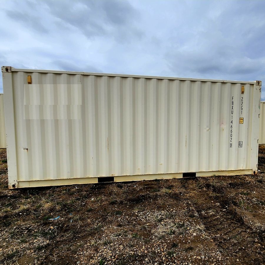 20’ New (1-Trip) Container w/ Shelving on BOTH sides - Port Shipping Containers