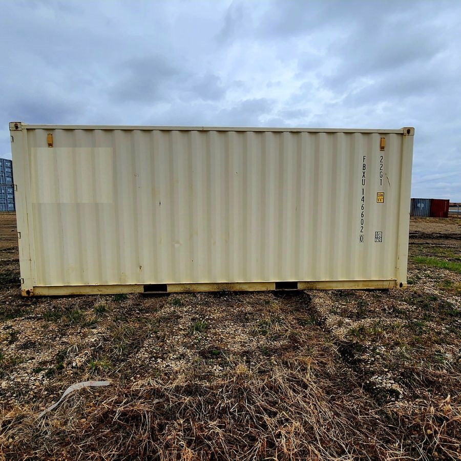 20’ New (1-Trip) Container w/ Shelving on BOTH sides - Port Shipping Containers